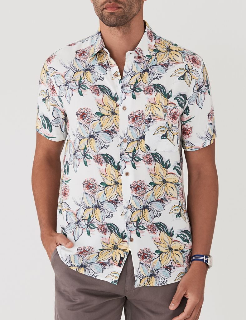 Tropical Dreams Hawaiian Shirt, Faherty