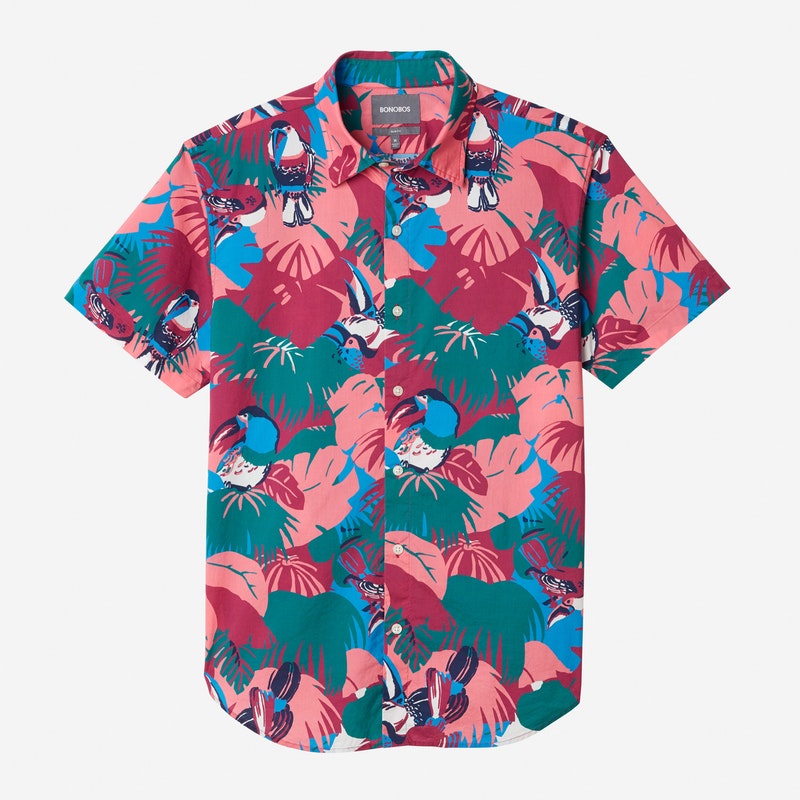 Toucan Tropics Riviera Short-Sleeve Shirt, Bonobos