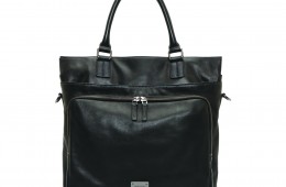 Finn Messenger Satchel in Black