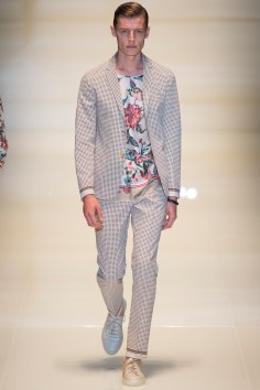 paul smith model mix floral with checks
