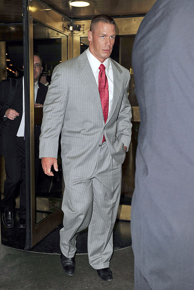 John Cena suit too baggy