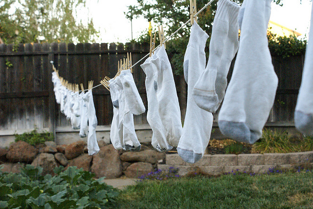 socks-on-clothesline